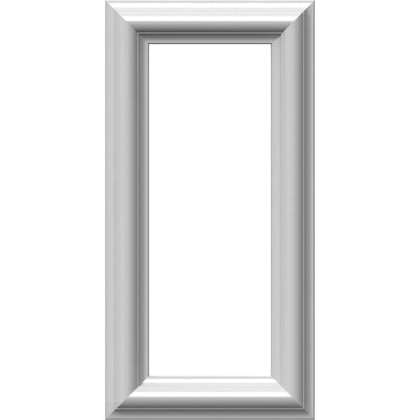 Ekena Millwork 8"W x 16"H x 1/2"P Ashford Molded Classic Wainscot Wall Panel PNL08X16AS-01 - main